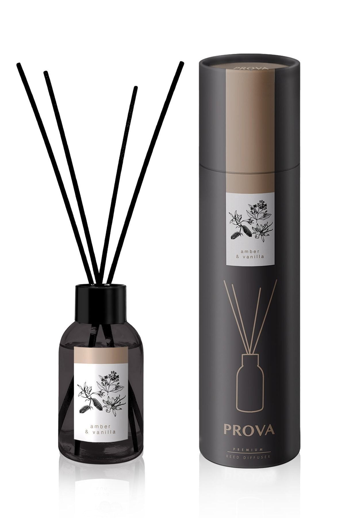 Prova Amber And Vanilla Freshness Bamboo Reed Diffuser 100 ml 1