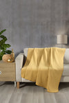 Double Blanket Bloom 160 - Mustard Mustard 194DCH1143 1