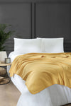 Double Blanket Bloom 160 - Mustard Mustard 194DCH1143 2