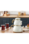 English Home Perro Enamel Mini Teapot 0.5 L + 1 L White 1