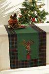 AYSHOME Green Plaid Christmas Runner 1