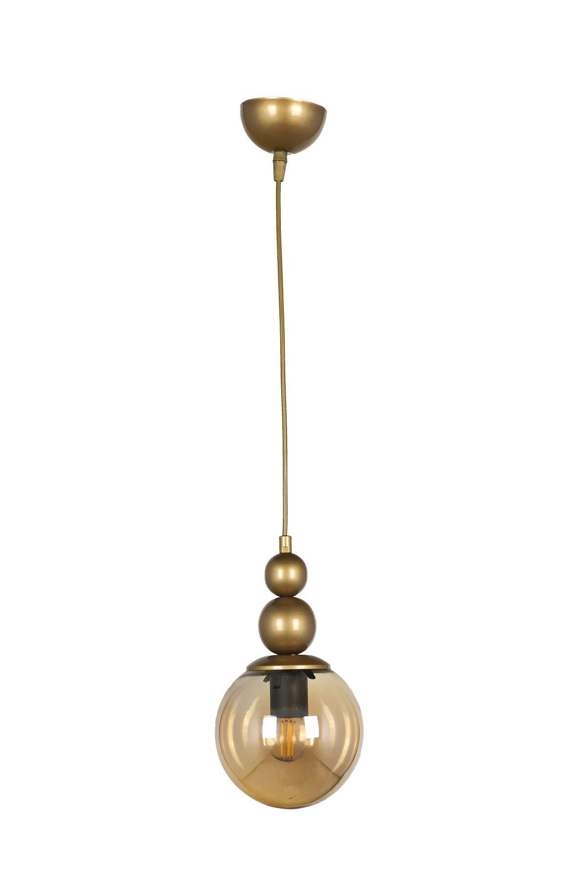 Begüsa Sonsuz Single Pendant Lamp Antique Honey Glass 2