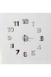 Wooden Factory Time Collection 3D Latin Numerals Wall Clock (Silver) 1