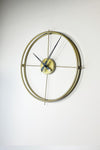 AGA KONSEPT Scandinavian XXL 90 Cm Gold, Spanish And Scandinavian Style Wrought Iron Metal Minimalist Wall Clock 2