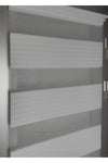 Binbirperde Briz Curtain For Window And Door (Without Mechanism-Without Chain) Briz Zebra Curtain White 1