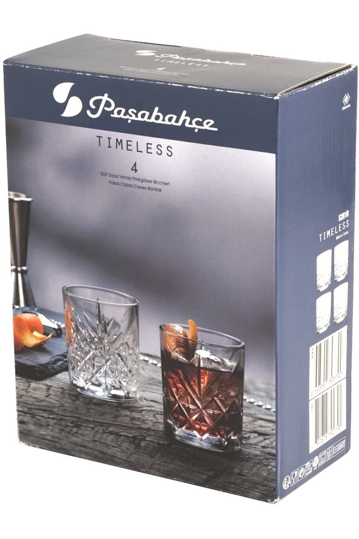 Paşabahçe Timeless Whiskey Glass 4 Pieces 52810 (205cc) 3