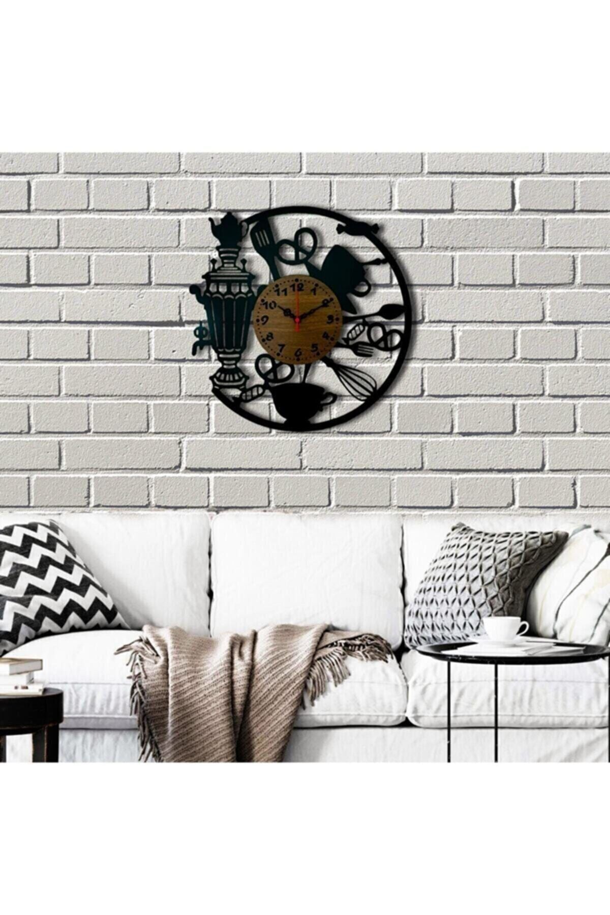 Pey Aksesuar Kitchen - Cafe Wall Clock 3