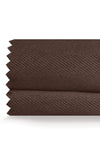 Demor Home High-Quality Dark Brown Blackout Curtain with Pencil Pleat Single Panel 3