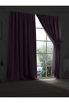 Demor Home High-Quality Lavender Blackout Curtain with Pleated Tape Single Panel 1