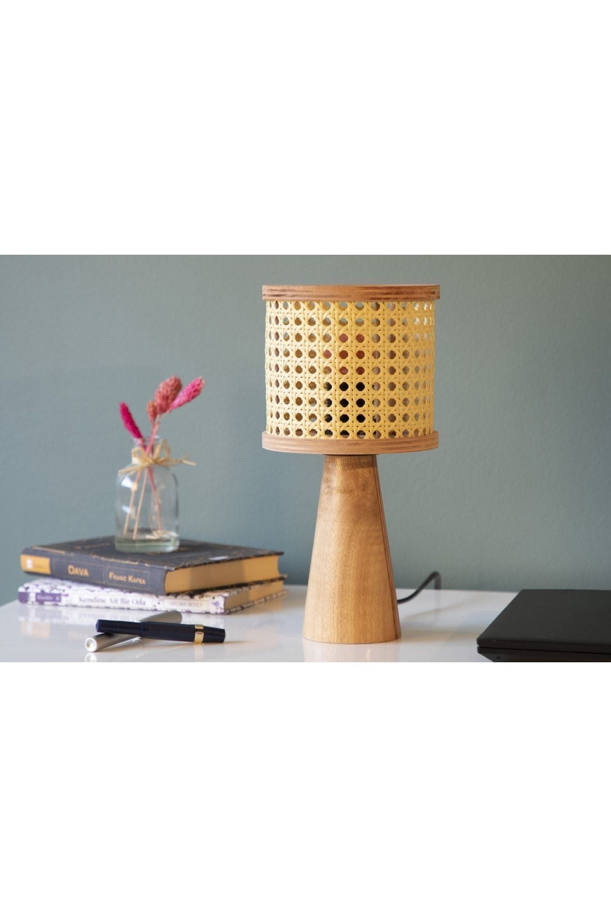 Ahşap Fabrikası Istanbul Series Mini Beyoğlu Cane Wooden Lamp 5