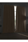 Demor Home High-Quality Beige Blackout Curtain with Pleated Heading Single Panel 2