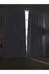 Demor Home High Quality Gray Blackout Curtain with Pleated Tape Single Panel 2