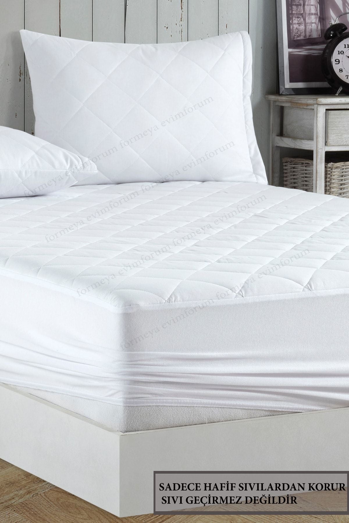 Formeya Adelya Microfiber Quilted Fitted Mattress Protector (16 Sizes) 1