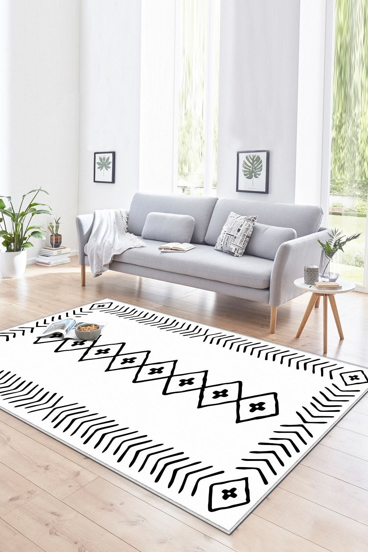 Life Decortiva Digital Printed Washable Non-Slip Base Living Room Carpet Kitchen Carpet And Runner 1