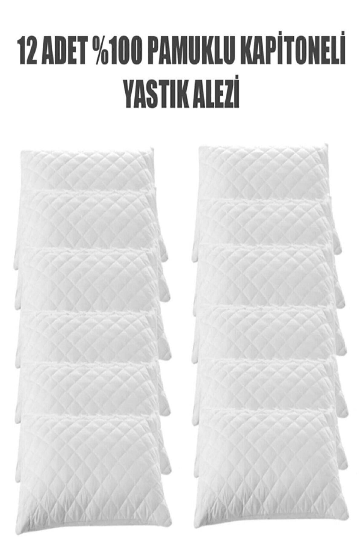 VentiSette 12 Quilted Zippered Pillow Protectors 50x70 Cm 1