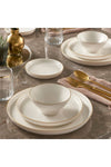 Güral Porselen Bilbao 16 Piece 4 Person Bone Dinner Set - Matte Gold 4