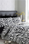 Always Ranforce Fitted Double Zebra Bedding Set 1