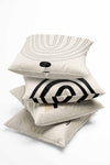 Pilloveland Double-Sided Printed Ark Patterned 4-Piece Suede Pillow Cover 3