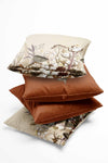 Pilloveland Double-Sided Printed Sahara Patterned 4-Piece Suede Pillow Cover 3