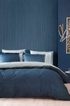 Yataş Arch Double Satin Duvet Cover Set - Navy Blue 1