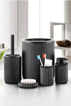 Markam Burada Plus Bathroom Set 5-Piece Black New Generation 3