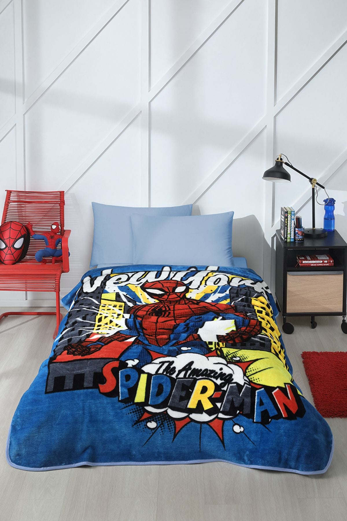 Özdilek Spiderman New York Disney Licensed Single Children's Blanket 155x215 Cm 1