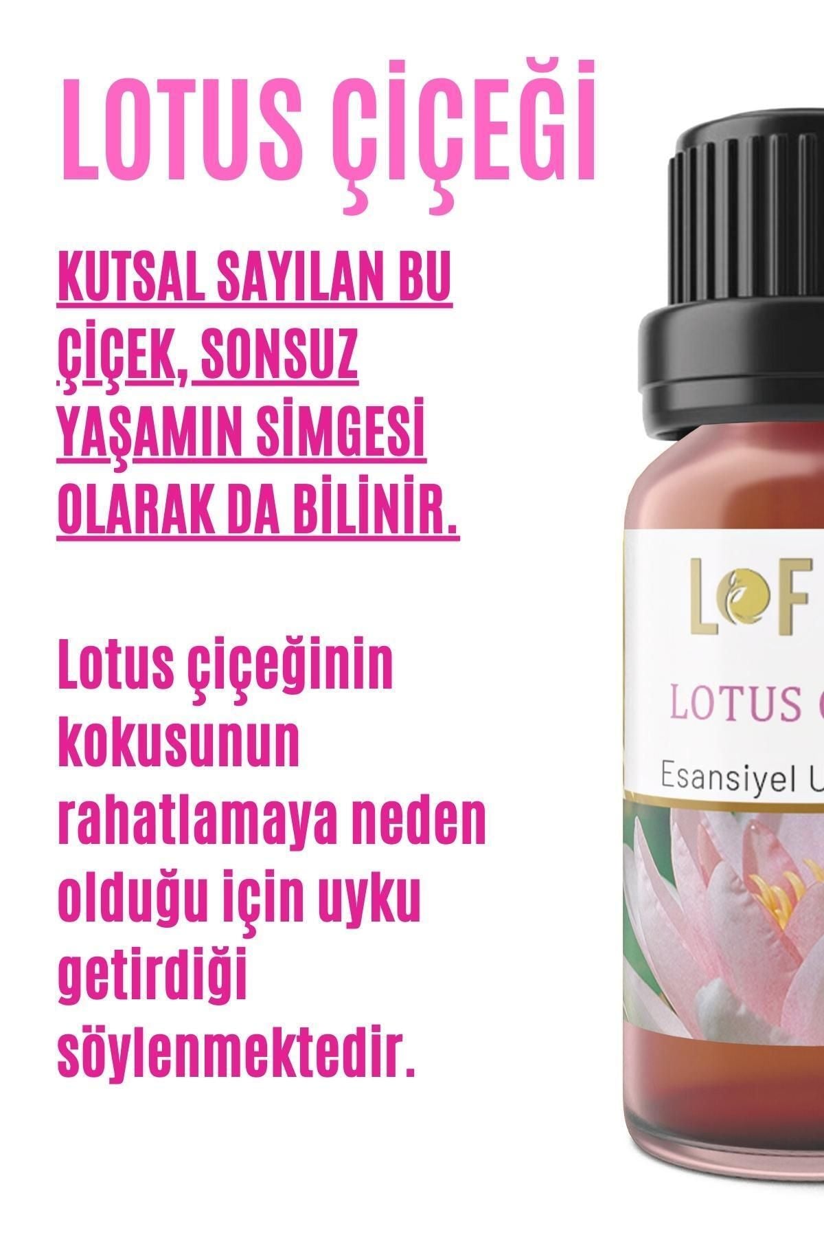 Lofty Lotus Flower Essential Oil Burner Essence Room Fragrance Essential Oil Burner Oil 10ml 2