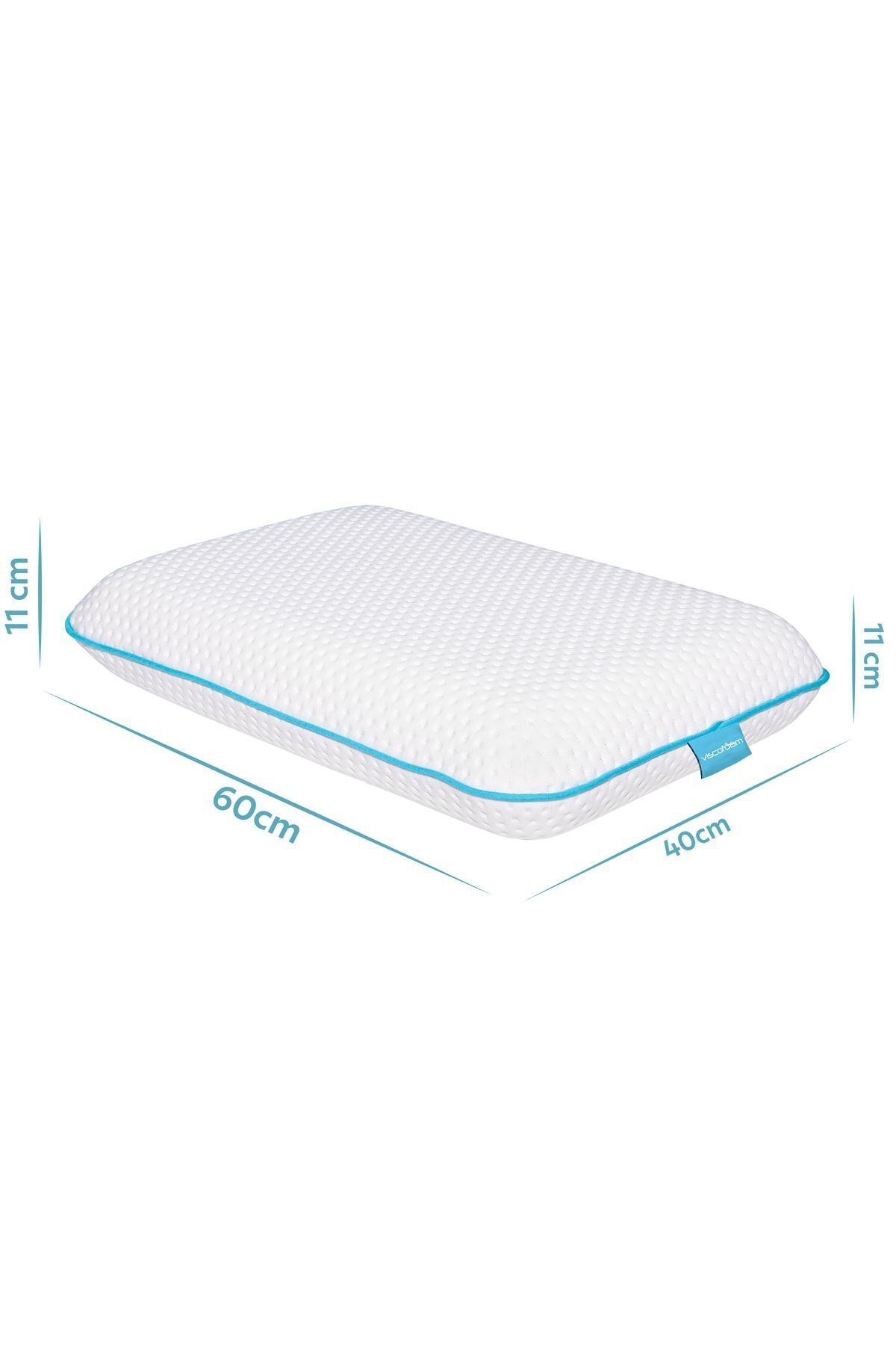 Viscofoam Luxury Air Channel Orthopedic Pillow Luxury Visco Pillow 60x40x11cm 2