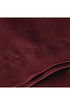 EVYA Silk Satin 50x70 Cm Pillowcase 2 Pcs Hair Scrunchie Curly Hair Burgundy 2 Pcs 3