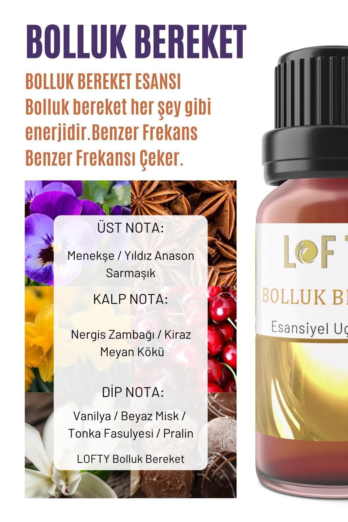 Lofty Bolluk Bereket Essential Oil Burner Essence Room Fragrance Essential Oil Burner Oil 10ml 2