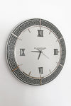 Blackframe Lounge Open Gray & Silver Wall Clock - 50x50cm 1