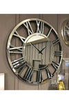 Bi'sey Large Decorative VIP Mirrored Wall Clock 50 Cm 1