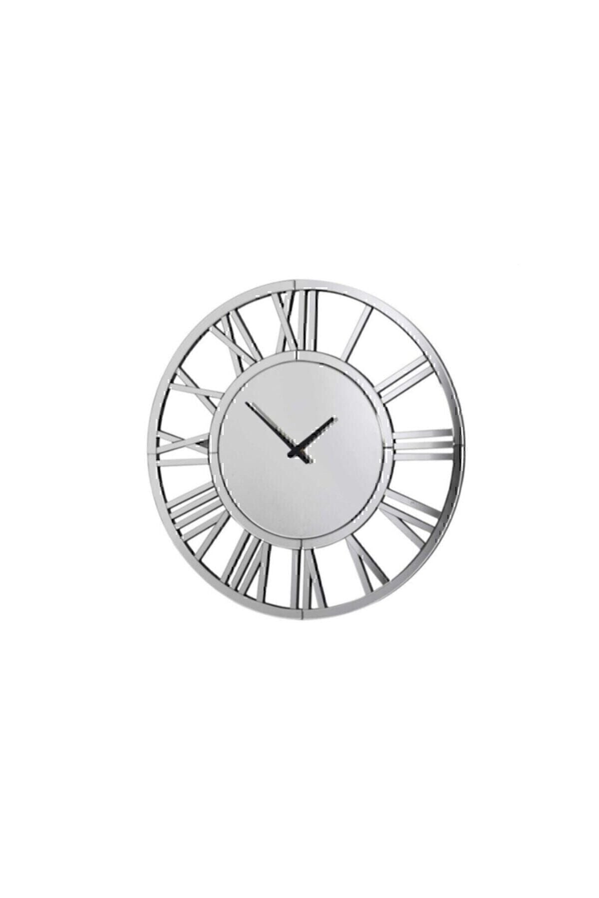 Bi'sey Large Decorative VIP Mirrored Wall Clock 50 Cm 3