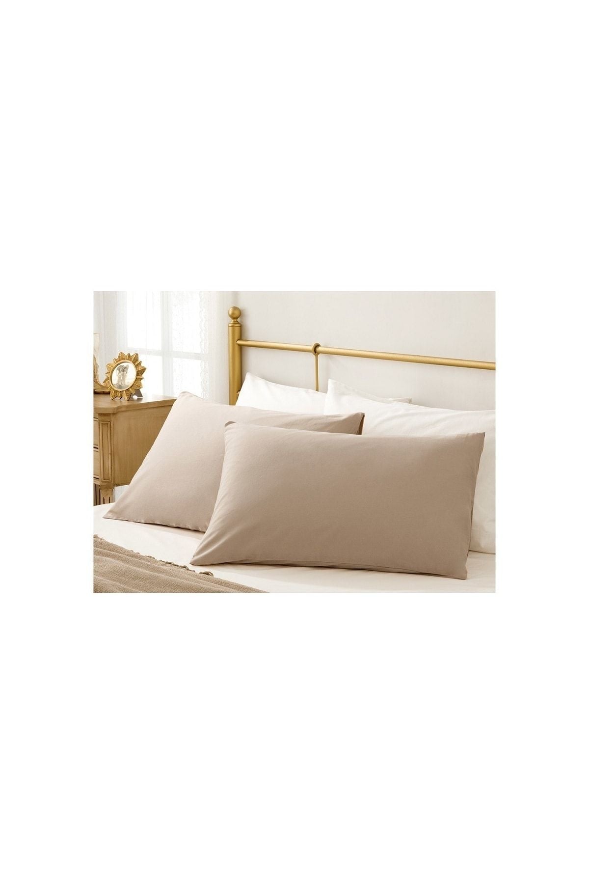 VentiSette 1 Piece Milk Froth Cotton Zippered 50x70 Cm Pillowcase 1