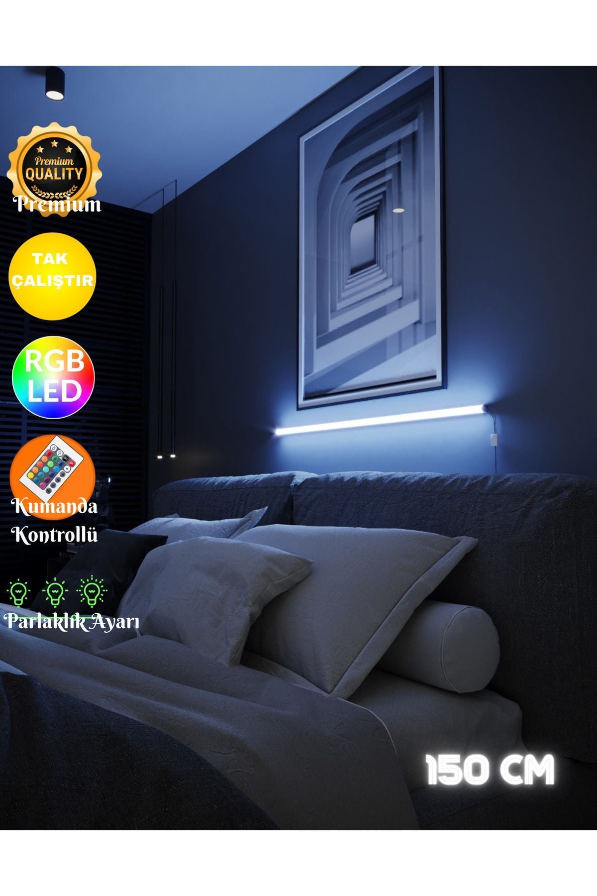 Neeko Remote Control LED Lamp 150 Cm 1