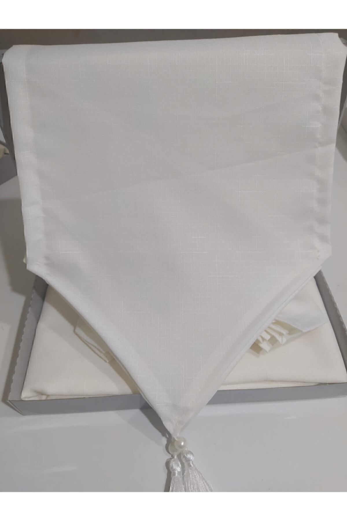 Çeyiz Sokağı Diana Cream Tablecloth Set Dining Presentation Set 2