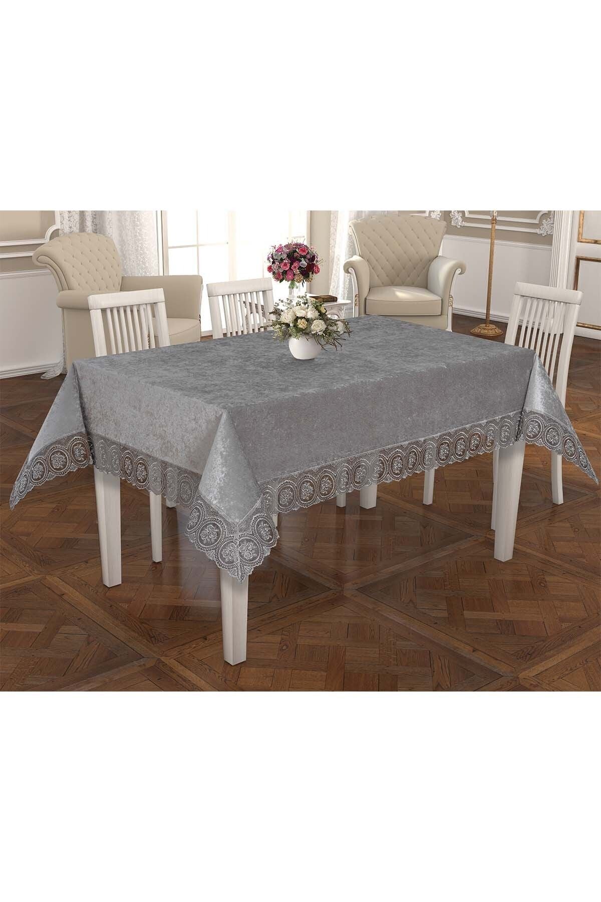 Laura Casa Luxury Velvet Tablecloth 3