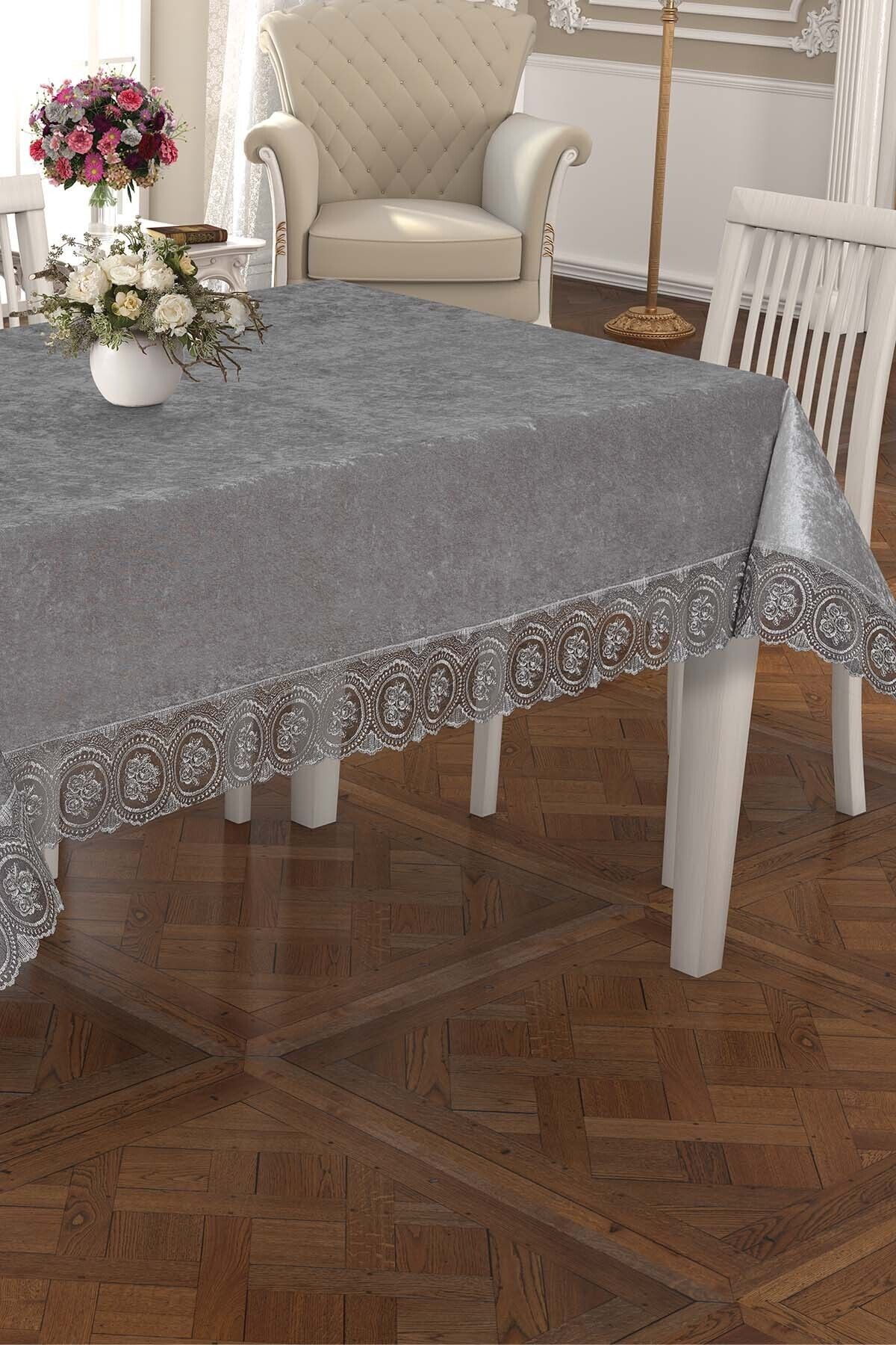 Laura Casa Luxury Velvet Tablecloth 4