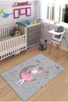 Bebişim Halı Cute Princess Girl Patterned Children's Room Carpet 1