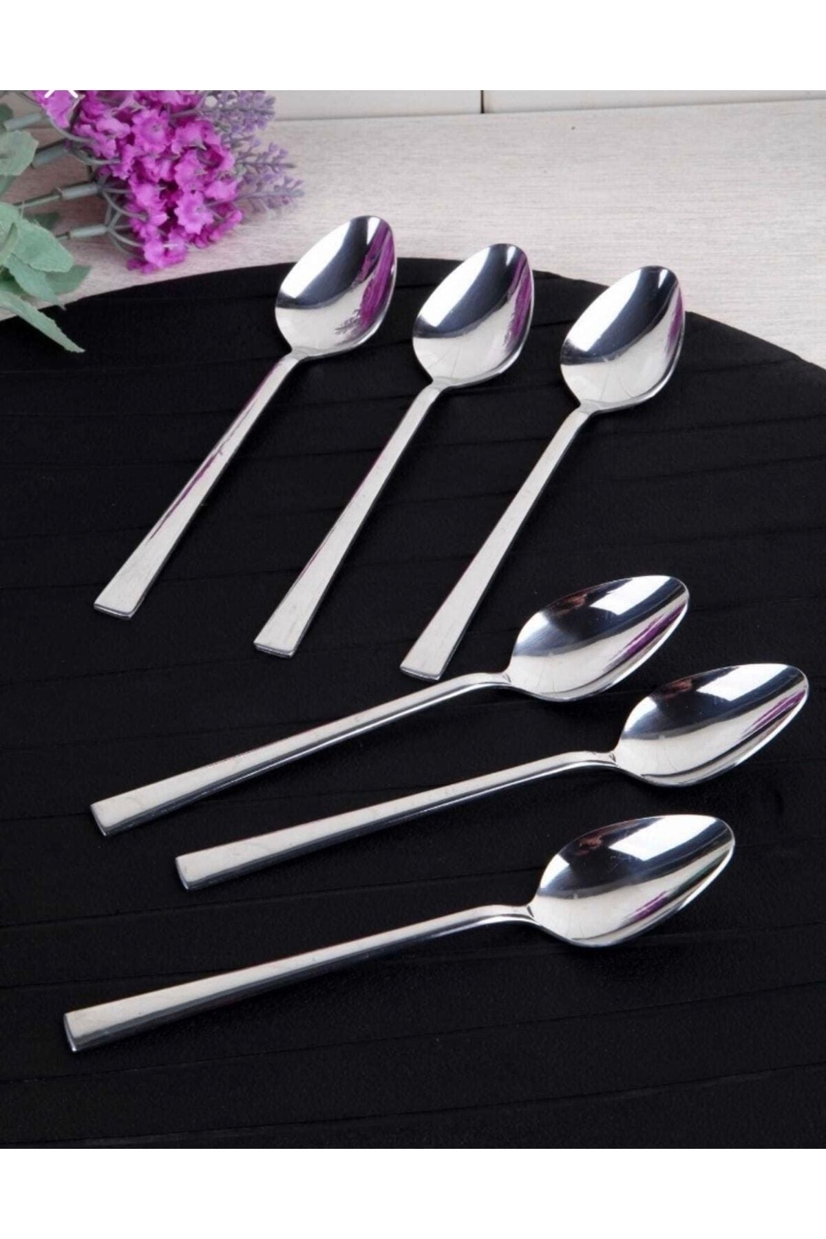 Kardelen Stick 6-Piece Dessert Spoon 1