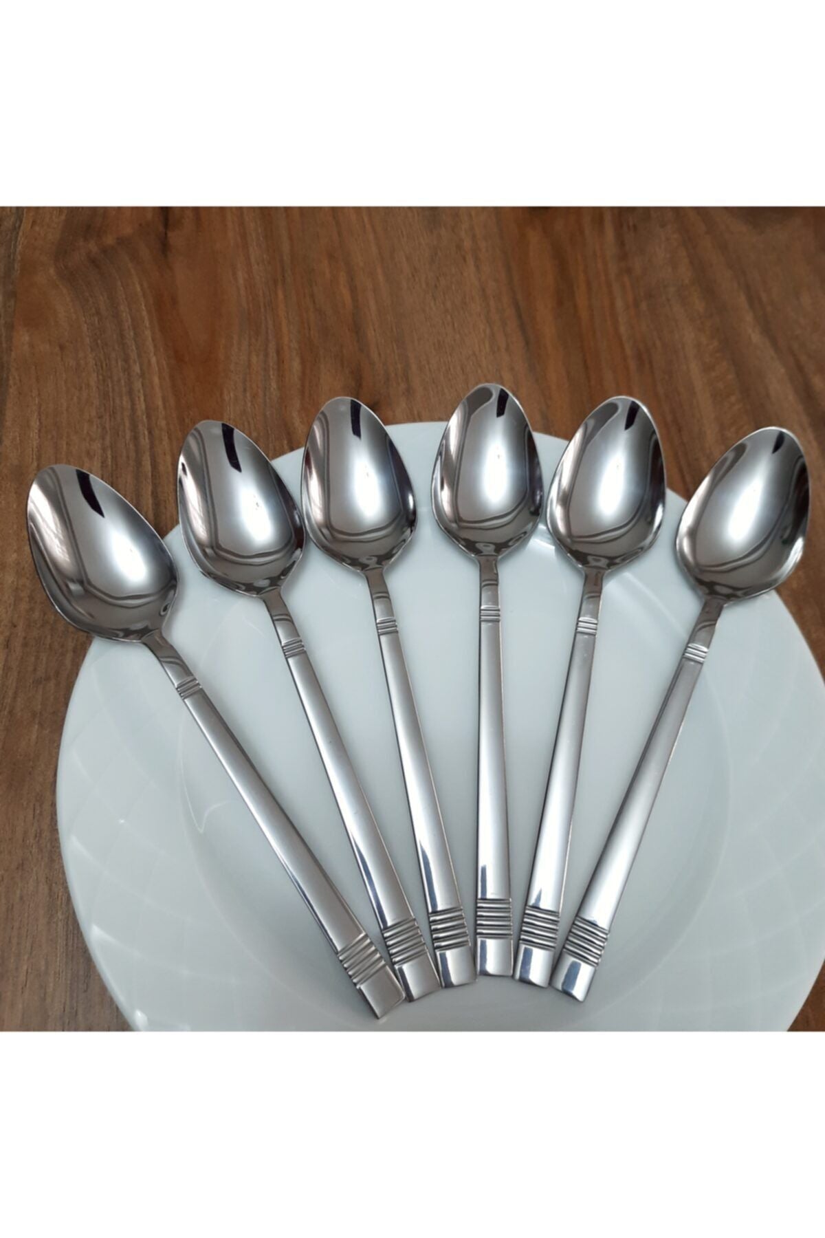 Kardelen 6 Piece Turquoise Dinner Spoon 2