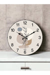 EMORES 36 cm Decorative Real Glass Convex Silent Mechanism Wall Clock 2