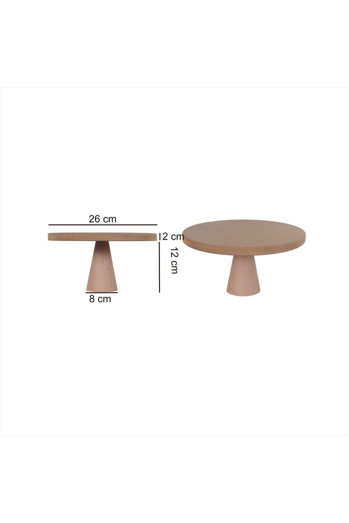 Neşeli Ahşap 26 Cm Wooden Legged Presentation Stand 2