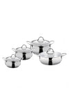 Emsan Cemre Induction Base 8-Piece Stainless Steel Cookware Set 3