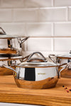 Emsan Cemre Induction Base 8-Piece Stainless Steel Cookware Set 4