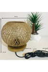 GÖKDAĞ GROUP Natural Wood Lamp with Jute Shade 2