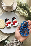 CESTOPİENO Blue Snowman Cookie Cutter 1