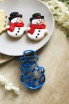 CESTOPİENO Blue Snowman Cookie Cutter 4