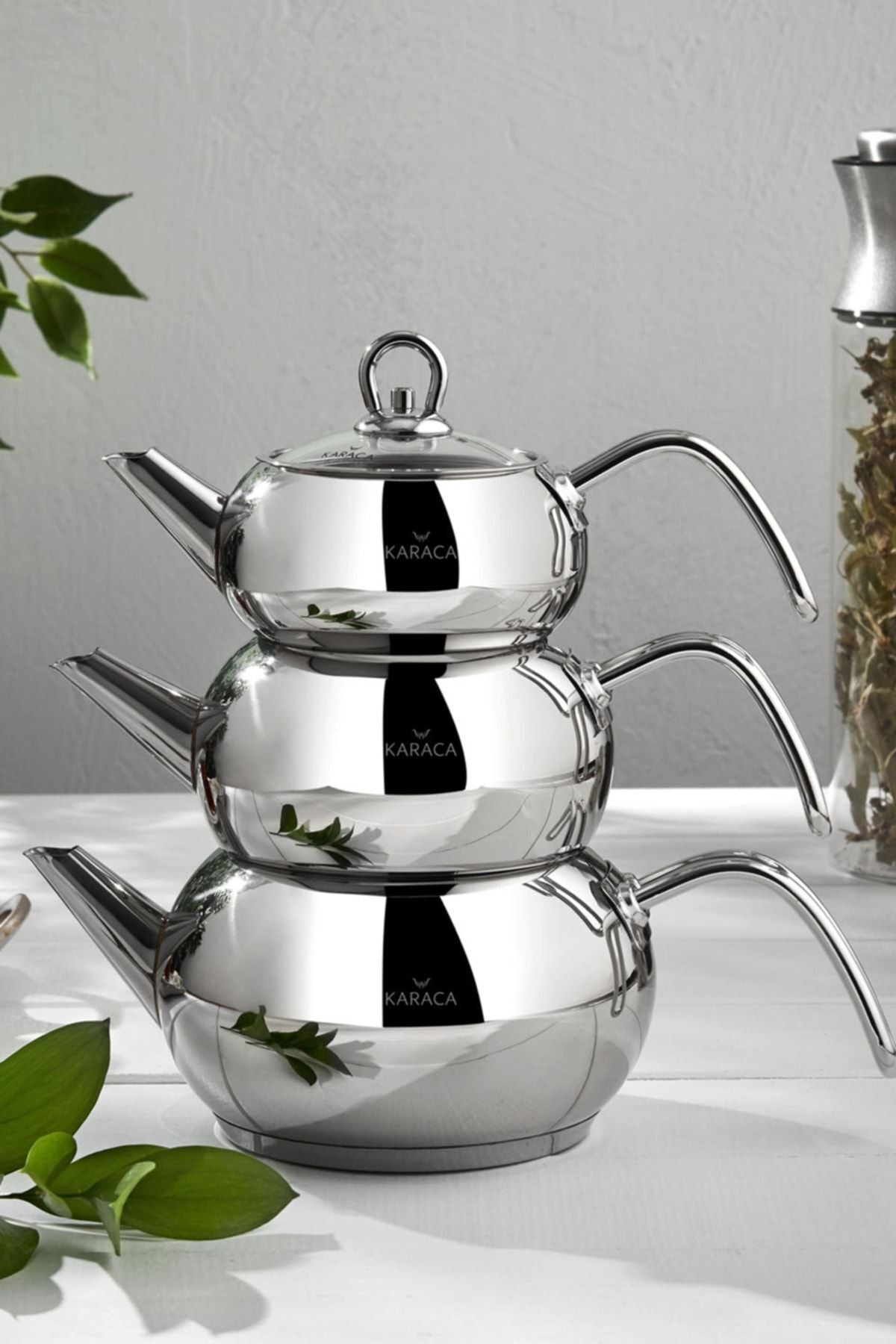 Karaca 3D Induction Base Midi Teapot Set 1