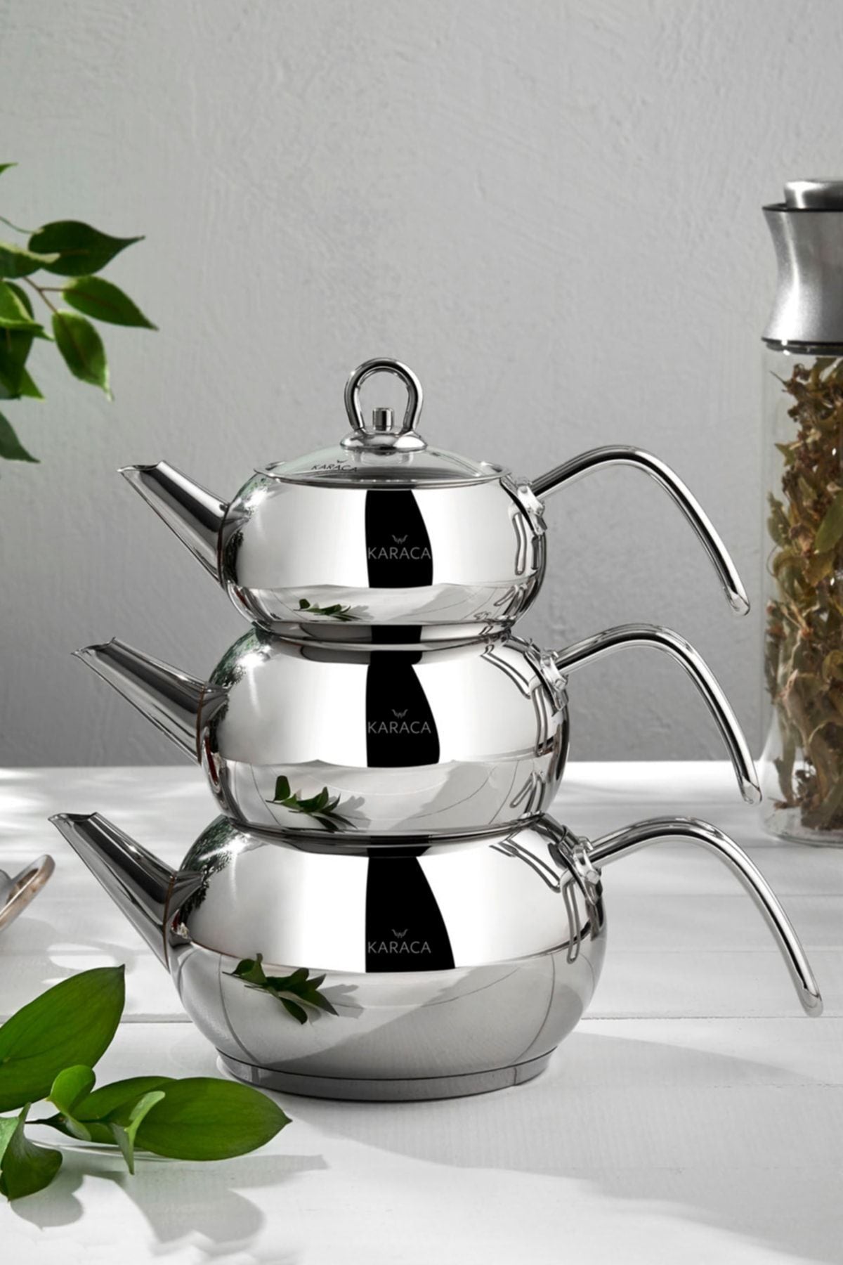 Karaca 3D Induction Base Midi Teapot Set 3